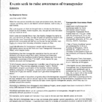 Arizona Daily Star Advertisement for 2006 Transgender Awareness Week (Online Article)